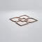 Ekena Millwork Small Olivia Decorative Fretwork Wood Wall Panels, Red Oak, 11 3/8"W x 11 3/8"H x 3/8"T WALW12X12X0375OLVRO - alternate 3